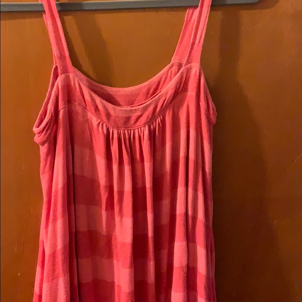 Free people pink striped bubble dress